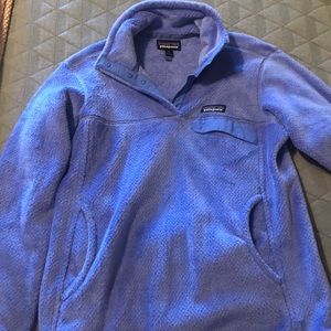 Purple Patagonia fleece - size women’s medium
